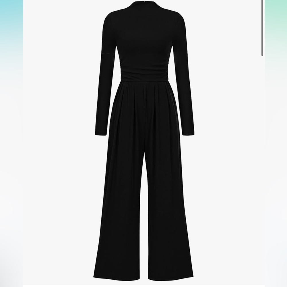 Prettygarden Black Jumpsuit with Sleek Design